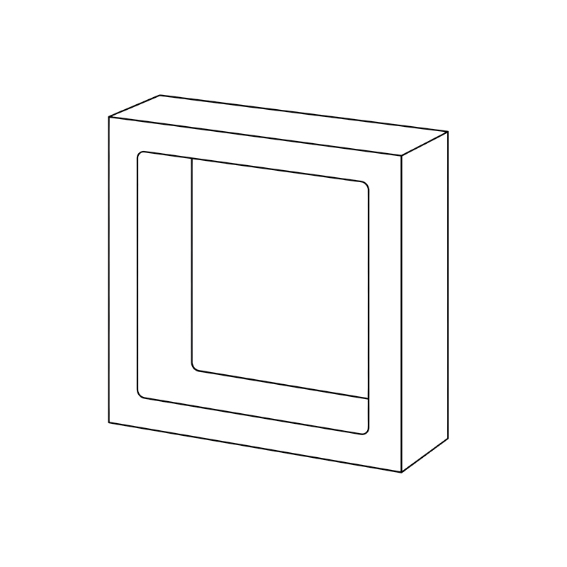 Window Breeze Block line draw