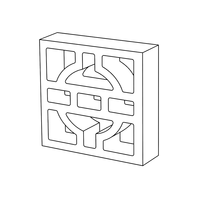 Pearl Breeze Block line draw