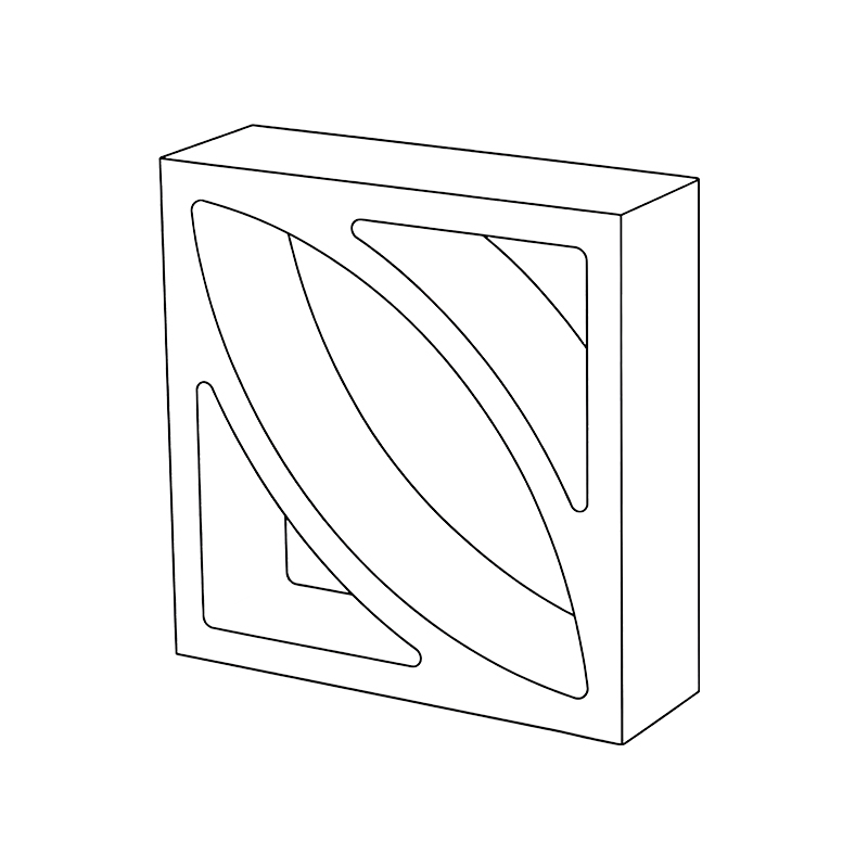 Leaf Breeze Block line draw