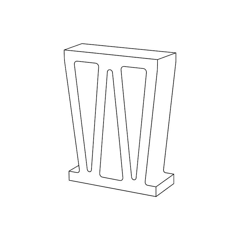 W Breeze Block line draw