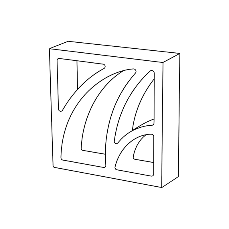 Lotus Breeze Block line draw