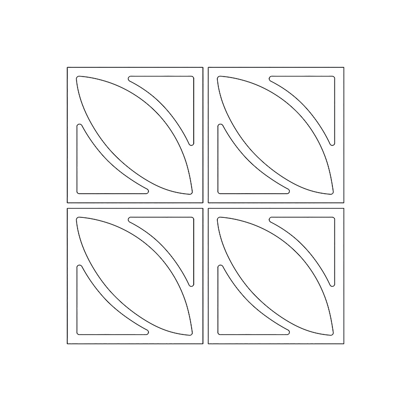 Leaf Breeze Block group pattern
